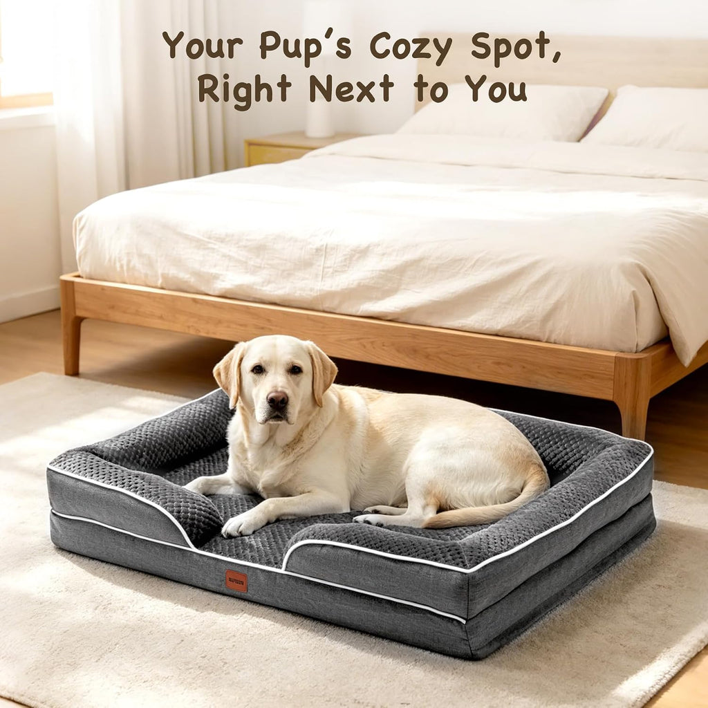 Orthopedic XL Dog Bed Extra Large with Removable Washable Cover