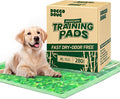 Puppy Pads XL 280 Count - 28"x34" with Adhesive Tabs | Extra Large Pee Pads for Dogs Training Pad Super Absorbent, 6-Layer Leak-Bamboo Patterns Dog Pads