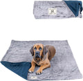 Dog Gone Smart Chill Kuzzi Throw Blanket - Slate Blue, Large 40 x 50 Inches