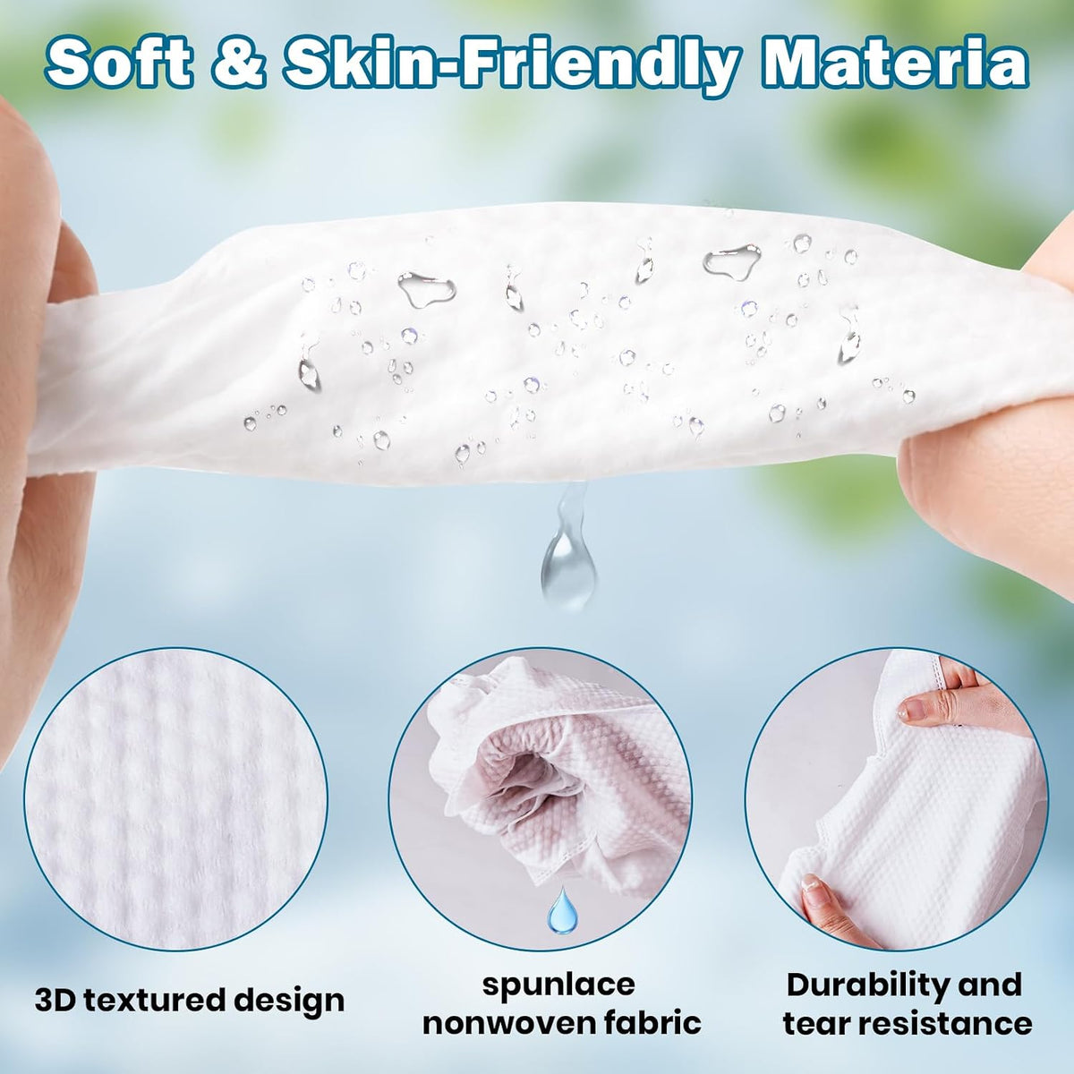 60Pcs Hypoallergenic Pet Glove Wipes for Dogs & Cats