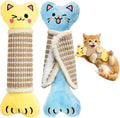 ENNOKEY Catnip Cat Toys Pillows for Indoor Kittens Kicker Chew, 9.45 Inches | Crinkle Sound, Durable Soft Sisal Material, Safe Teeth Cleaning, Interactive Fun