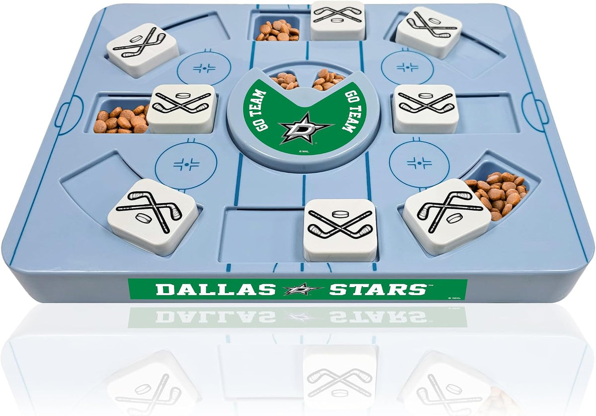 Pets First NHL Dallas Stars Large Puzzle Toy, New Size, Interactive Dog Treat & Slow Feeding Toy