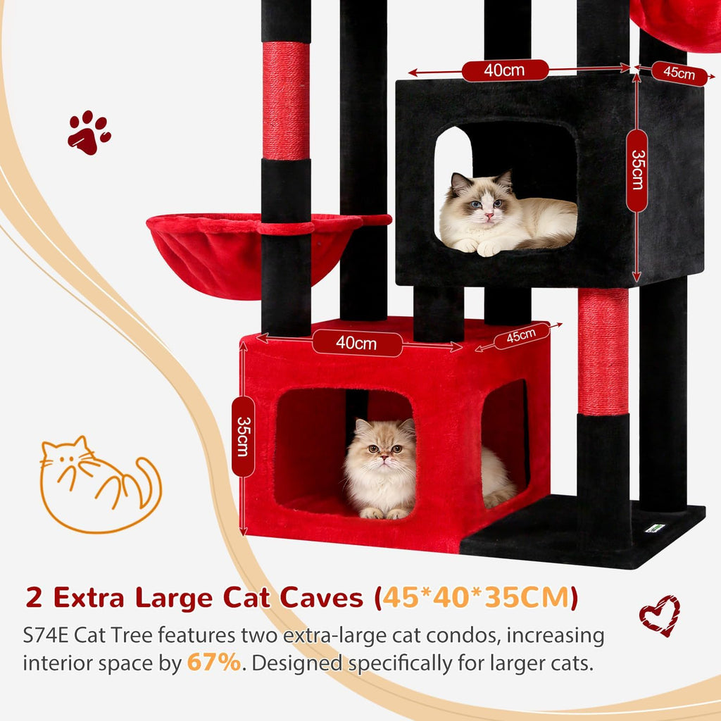 Globlazer S74E Pro Gothic Heavy Duty Maine Coon Cat Tree for Large Cats