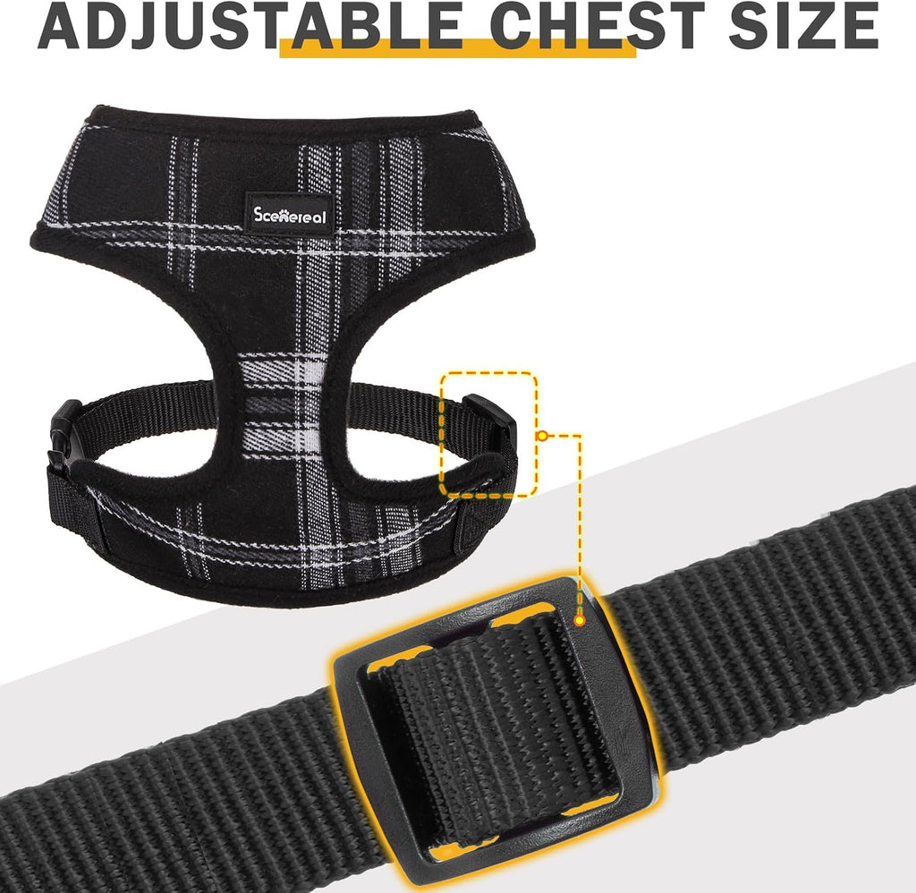 SCENEREAL No Pull Dog Harness and Leash Set Small Medium Sized Dog