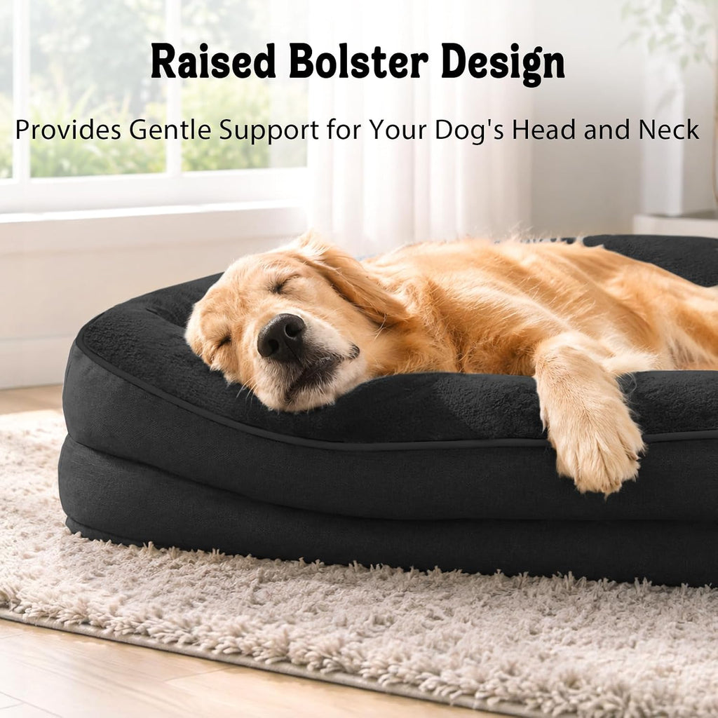 Chez Paw Orthopedic Waterproof Dog Bed for Medium and Large Dogs