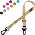 Plutus Pet Dog Seat Belt for Car, Adjustable Harness with Elastic Bungee
