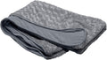 Furhaven Replacement Dog Bed Cover Ultra Plush Faux Fur & Suede Contour Luxe Lounger, Machine Washable - Gray, Giant (XXX-Large)