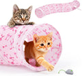 Glittme S-Shape Cat Tunnel, Foldable Cat Tunnels for Indoor Cats