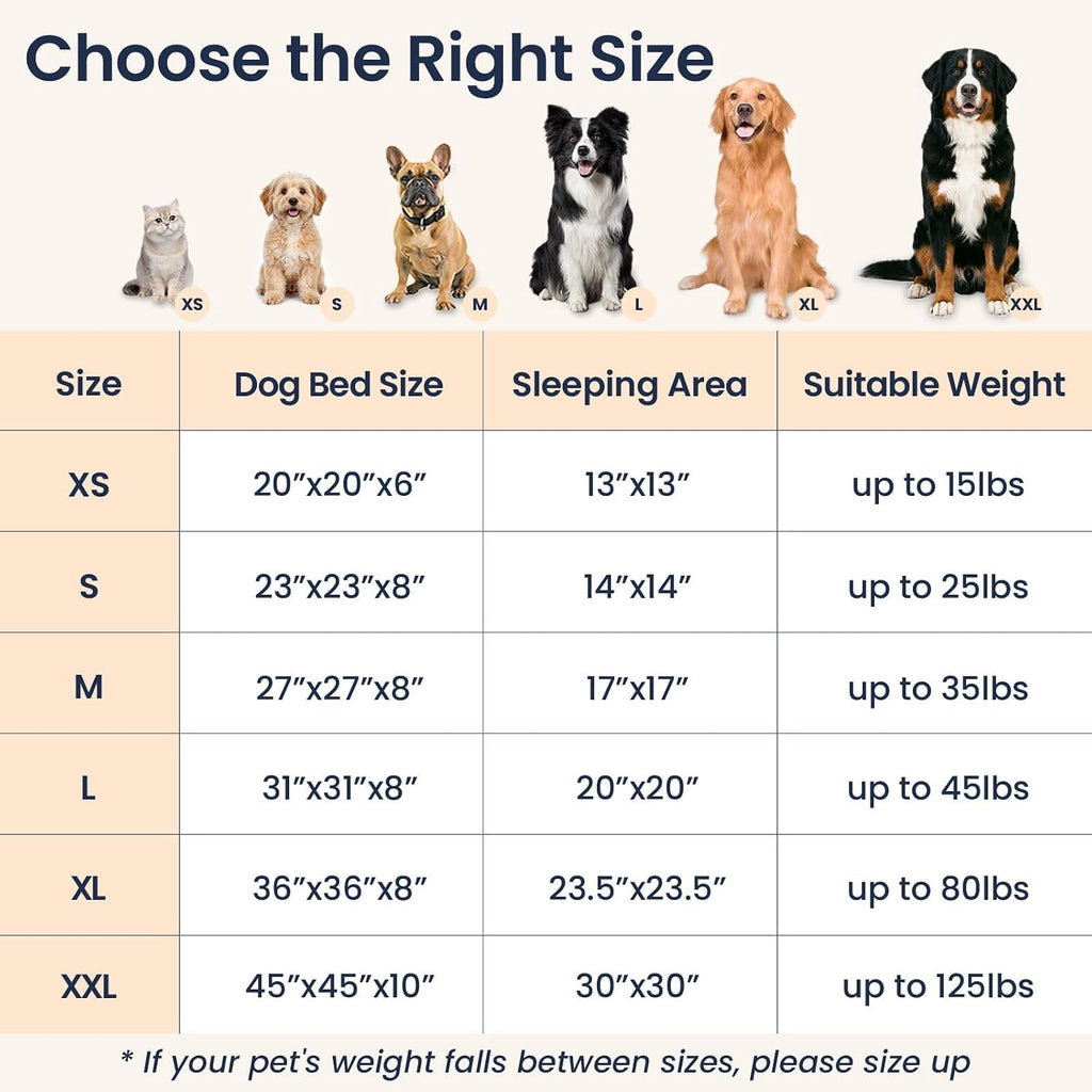 JOLLYVOGUE Calming Dog Beds Extra Large Sized Dog, 45in Donut Washable Large Pet Bed, Anti-Slip & Anti-Anxiety Fluffy Faux Fur Round Dogs Bed, Fits up to 125 lbs Pets (Navy Blue)