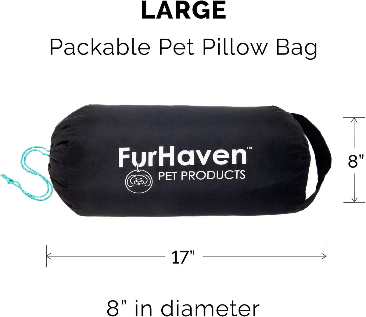 Furhaven Outdoor Travel Dog Bed for Large/Medium Dogs w/ Carry Bag, Washable & Foldable, Great for Crates & Kennels - Trail Pup Travel Pillow Mat w/ Stuff Sack Bag - Paprika/Camo-Paw, Large