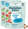 Shameless Pets Crunchy Cat_Treats - Catnip-Treats for Cats with Digestive Support, Kitten-Treats with Real Ingredients, Natural & Healthy Flavored Feline Snacks - Fintastic Catnip,(Pack of 2)