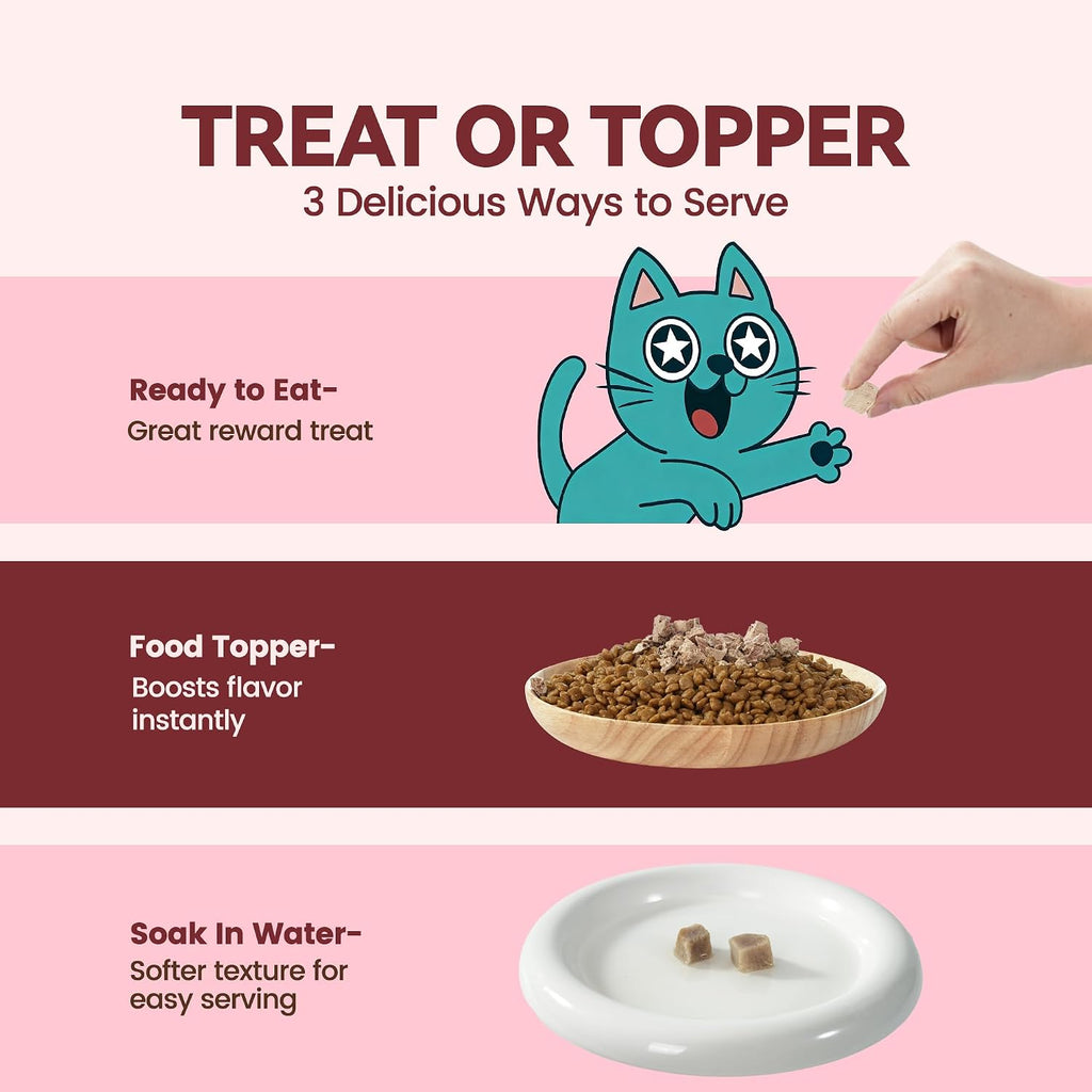 Freeze Dried Beef Liver Cat Dog Treats 2oz