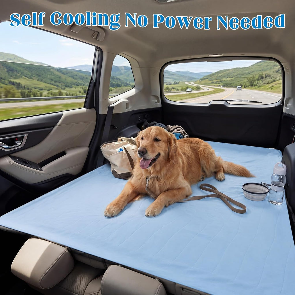 Geetery 72"x72" Cooling Blanket for Large Dogs, Breathable Pet Blanket