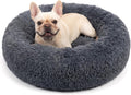 nononfish Soft Dog Bed for Small Dogs,Cozy Calming Donut Pet Bed