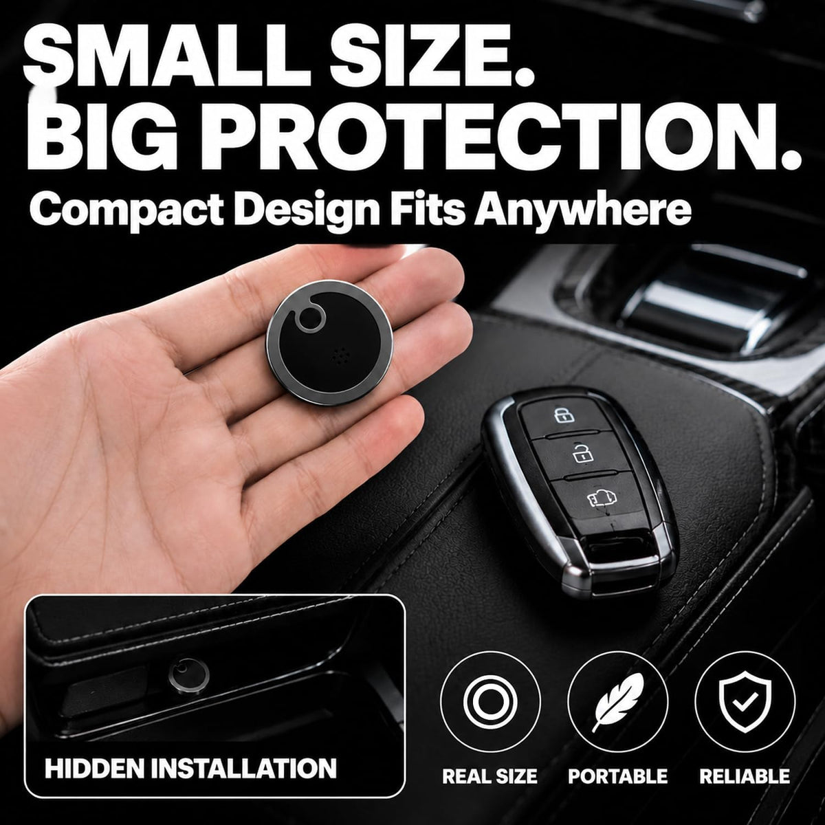 GPS Tracker for Vehicles,Cars,Kids,Pets,and Motorcycles | Real-Time Location Tracking | No Monthly Fee No Subscription | GPS Tracker Device for Car,Dog,Elderly,and Personal Use