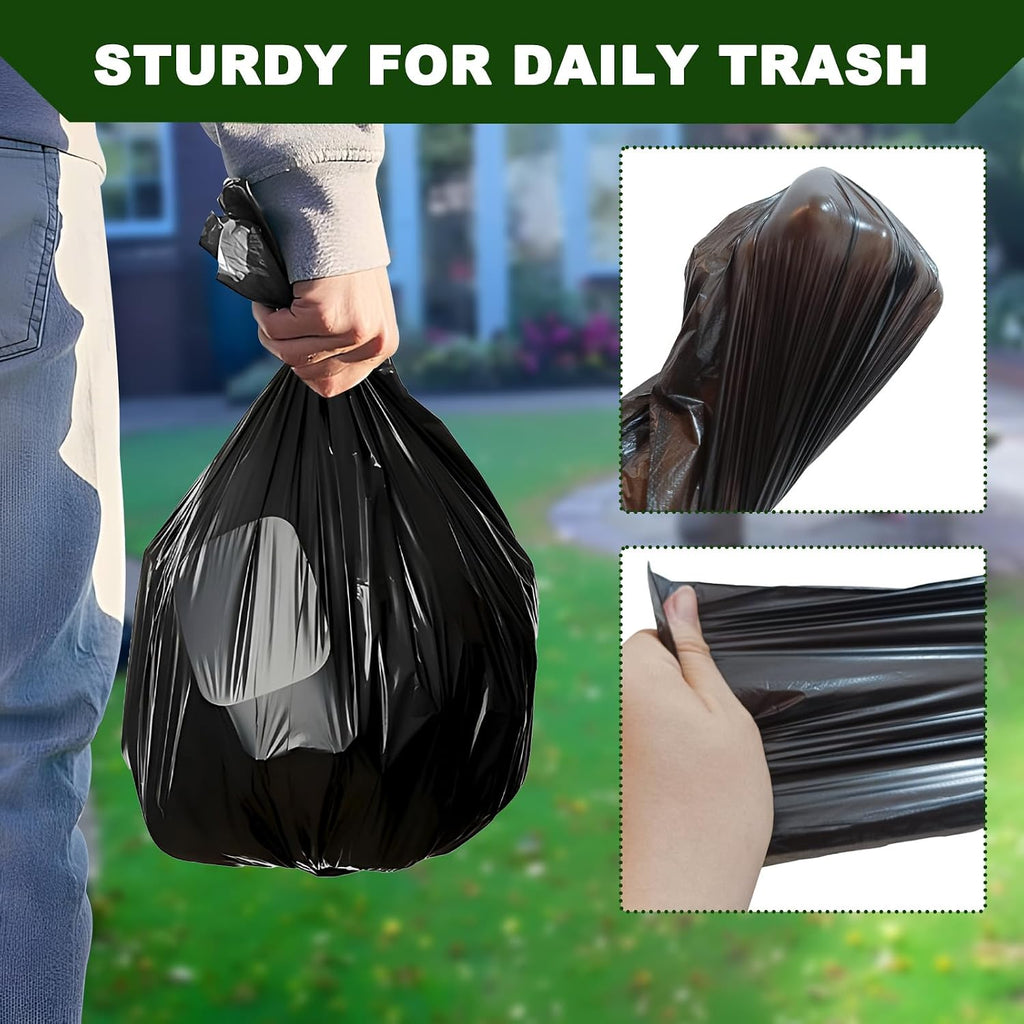 Dog Waste Bags - 100 Pcs Dog Poop Bags for 5L Dog Poop Trash Can Outside | 5 Pack Dog Poop Bag Rolls, Dog Waste Can Liners for Outdoor, Poop Bags for Dogs, 5L Trash Bags for Home Office Kitchen