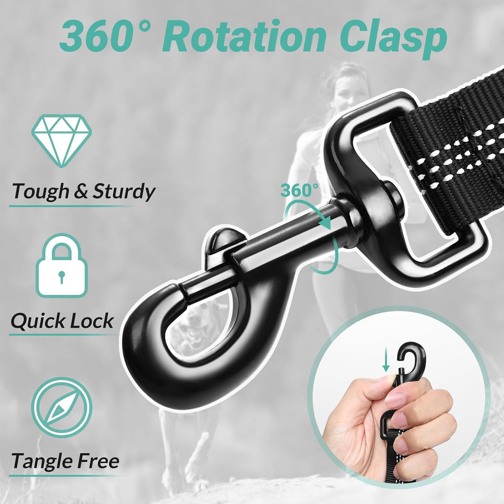 rabbitgoo Tactical Dog Leash, Heavy Duty Training Bungee Lead