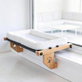 ESPETS Large Cat Window Perch, Kitten Window Hammock for Napping(White)