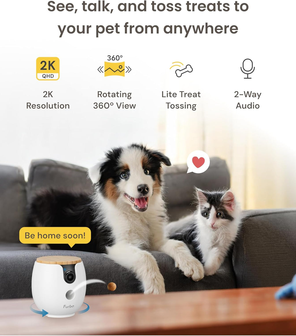Furbo Mini 360° Camera [Core Features, No Ongoing Cost]