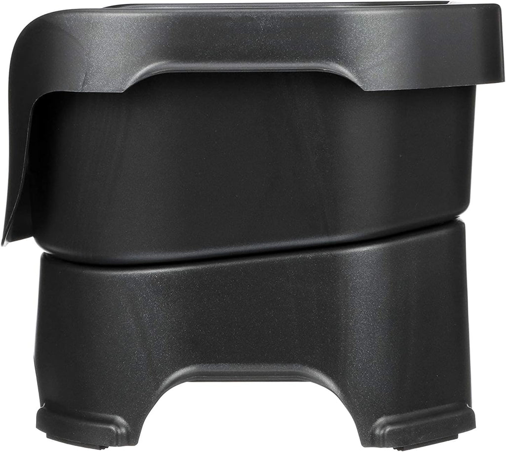 Neater Pet Brands Neater Feeder Deluxe Mess Proof Dog Bowls Elevated for Medium Dogs 19-40 lbs, Made in USA, No Spill Raised Dog Food Bowl Stand Feeding Station, Food and Water Bowl Set, Black 