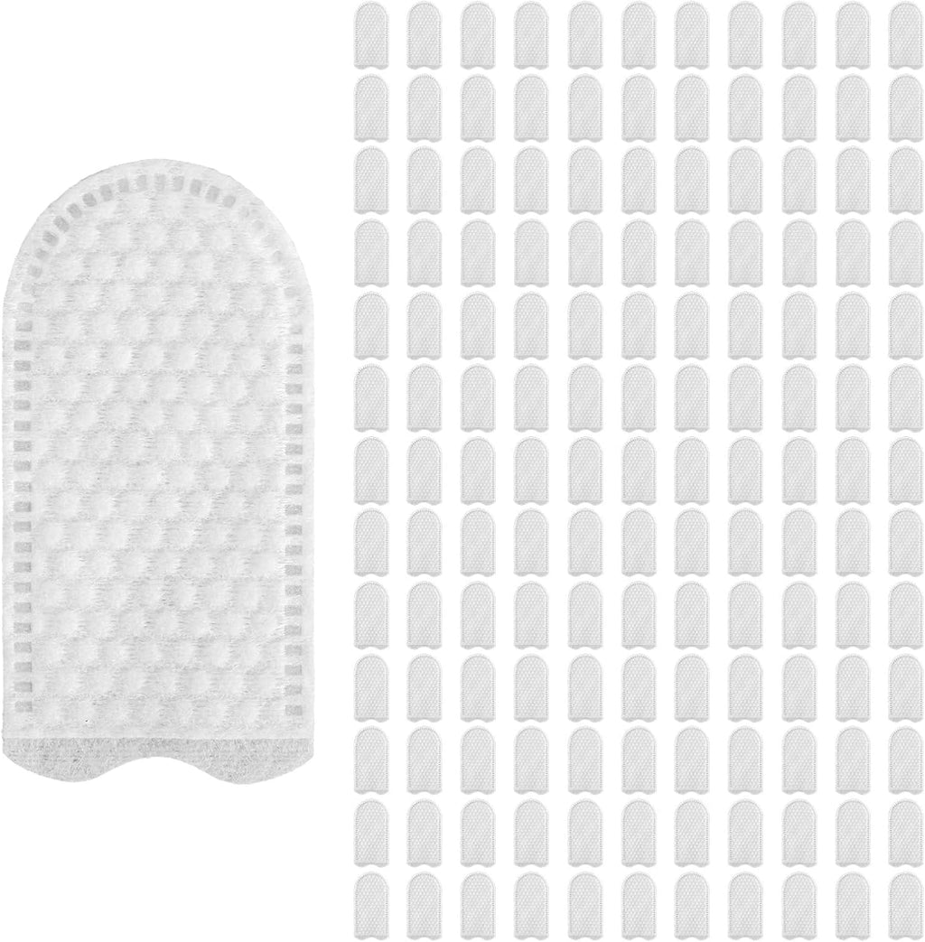 150 Pcs Cotton Finger Cots Dog Ear Wipes for Pet Ear Cleaning Cloth Finger Cots Fingers Covers Fingers Gloves Disposable for Nails Cleaning Dog Cat Teeth Cleanings Grooming Nail Trimming Precise Tasks