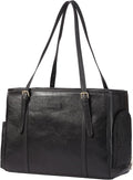 Lasaviin Fashion Dog Purse Pet Carrier Leather Bag for Small Dogs Cats Puppy, Portable Tote Bag Airline Approved Soft-Sided Carriers (Black)
