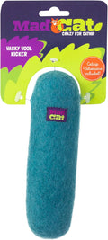 Mad Cat Wacky Wool Crinkle Kicker Catnip and Silvervine Cat Toy, Pack of 1