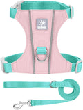Cat Harness and Leash Set with Reflective Strips, Escape Proof Adjustable Vest, Premium Taffeta Fabric Soft Lightweight, Tear Resistant, for Kitten Small Cats Outdoor Walking (Pink, XS)