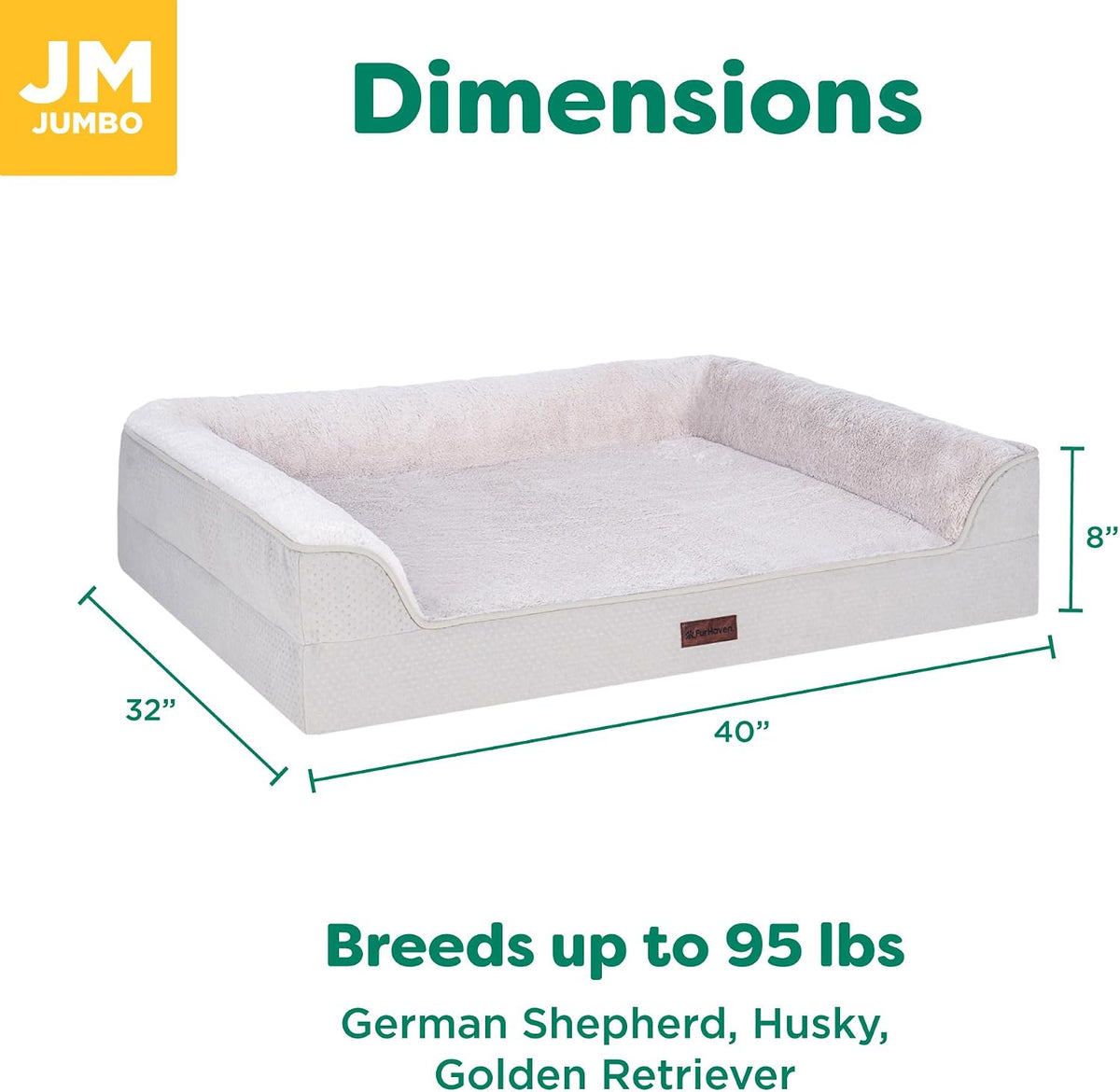 Furhaven Plush & Embossed Velvet Cooling Gel-Top Dreamer Sofa Pet Bed, Clay, Jumbo