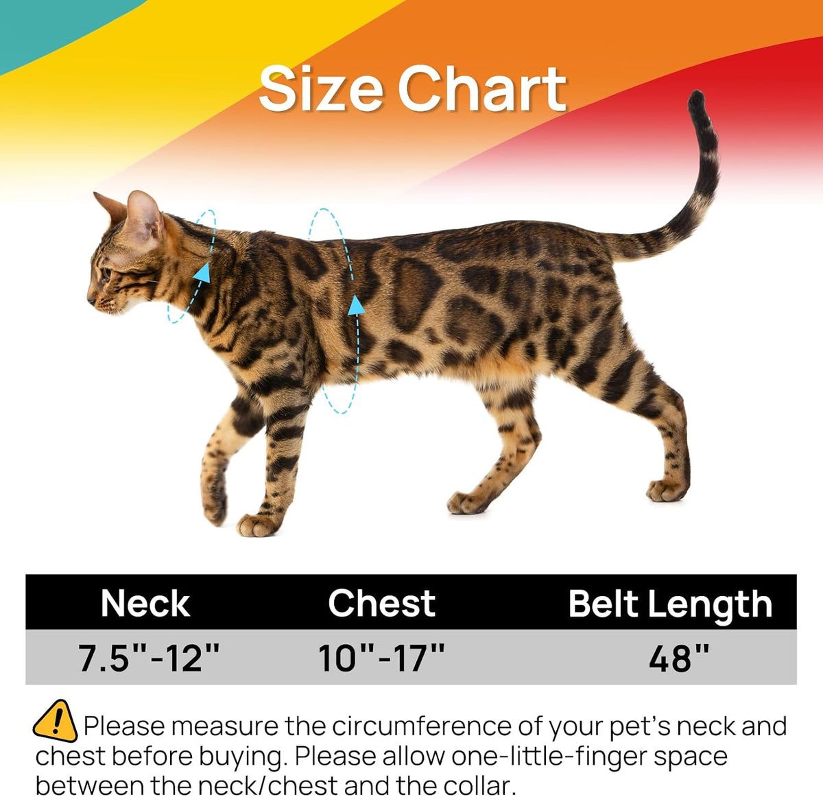 PetThem Adjustable Cat Harness and Leash Set Escape Proof (Yellow & Green)