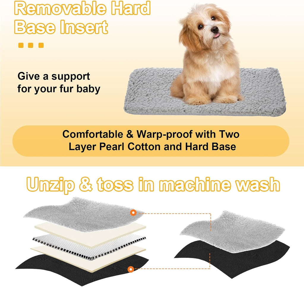Console Dog Car Seat for Small Dogs Cats Up to 11lbs, Anti-Collapse Pet Armrest Booster Seat with Soft Pillow,Non-Slip Seat Rails Hooks & Safety Belt, Portable Car Accessories for Pets Travel