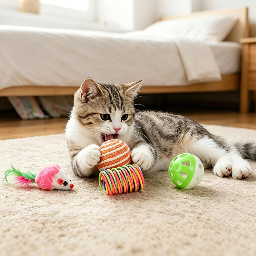 Cat Toys 38 Pack, Kitten & Adult Toys for Indoor Cats