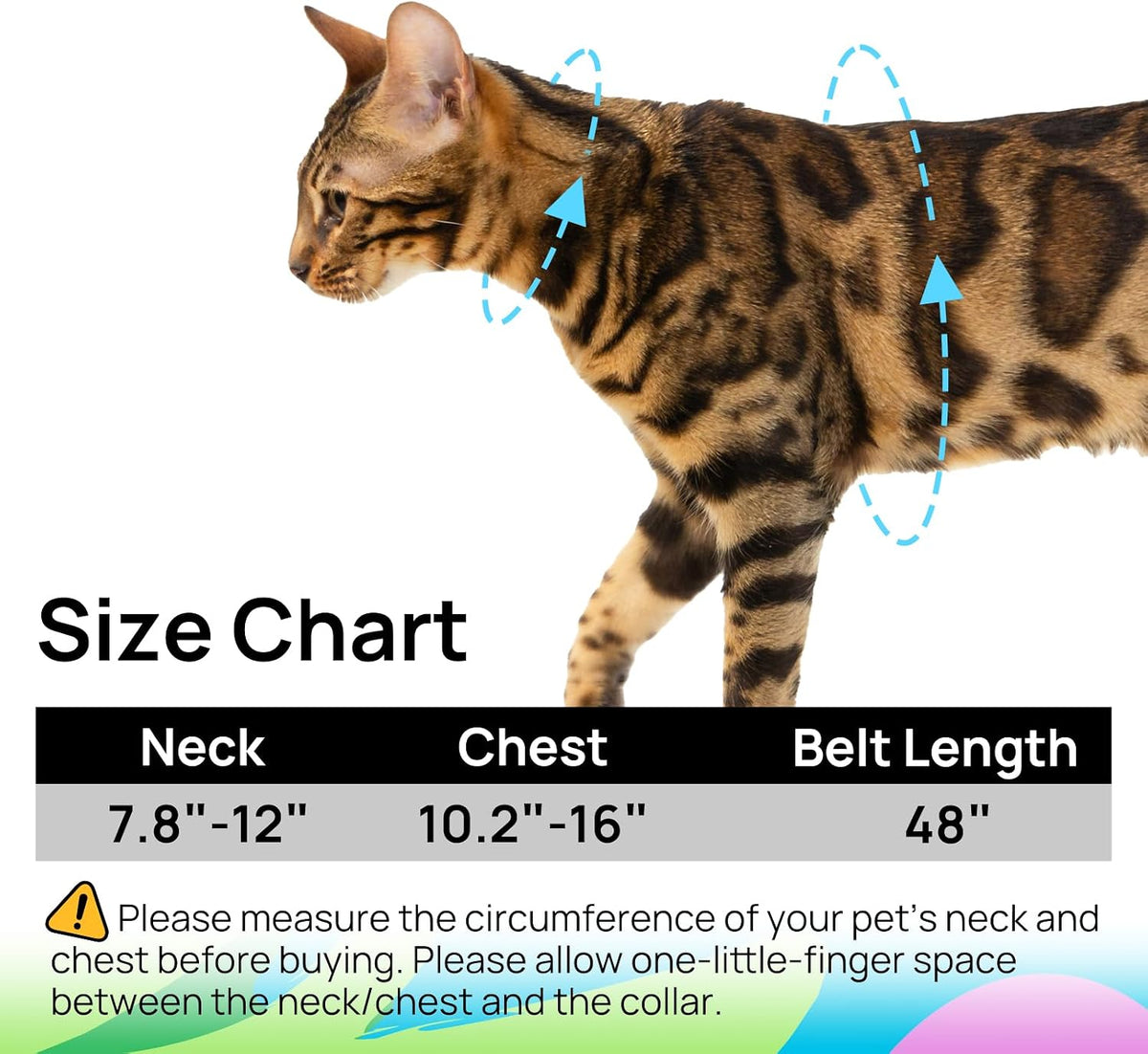 PetThem Adjustable Cat Harness and Leash Set Escape Proof (Hawaii Green)