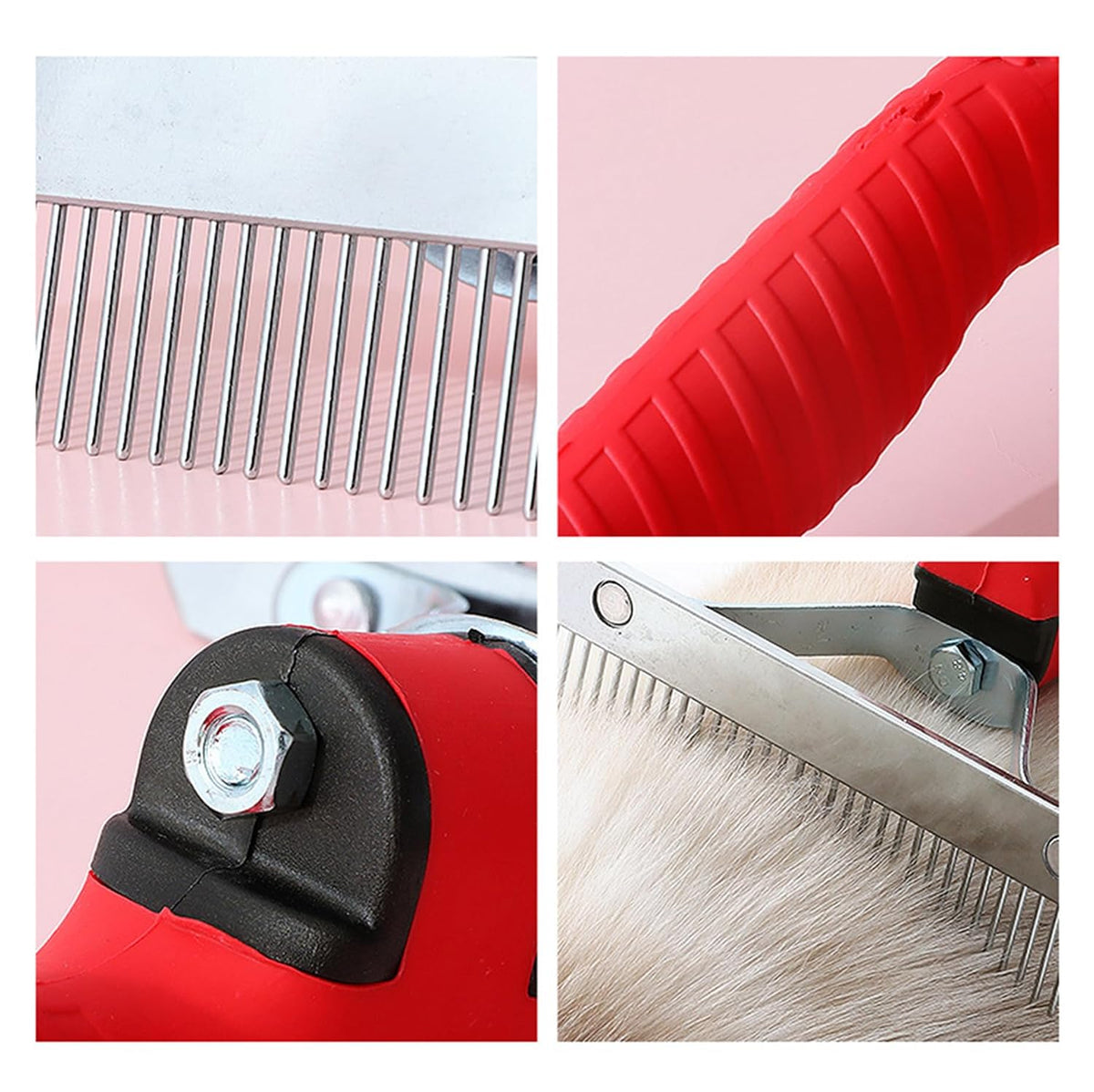 Dog Brush Undercoat Rake Deshedding Comb for Large Dogs Grooming