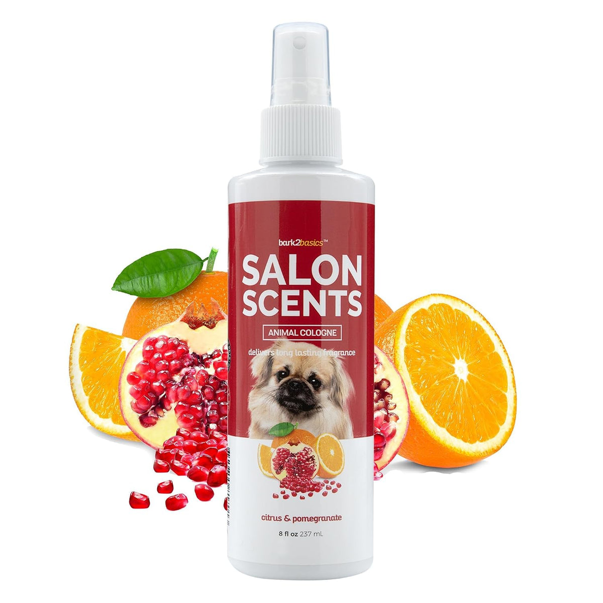Bark2Basics Salon Scents Dog Cologne Spray, Citrus Pomegranate, 8 oz
