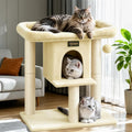Cat Tree Tower Scratching Post for Indoor Large Adult Cats with Perch Bed