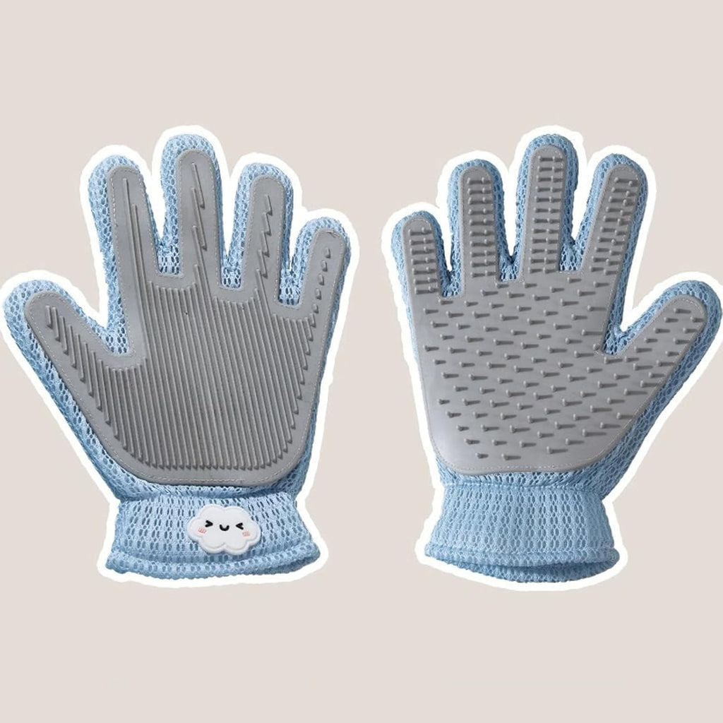 Cat Grooming Gloves, Upgraded 2-in-1 Double-Sided, 1 Count