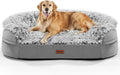 iweepet Fluffy Calming Orthopedic Dog Beds Large Sized Dog,44‘’Dog Sofa Bed