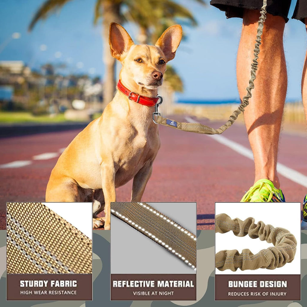 AUROTH Bungee Dog Leash for Large Dogs, No Pull for Shock Absorption