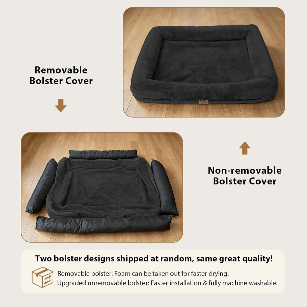 Chez Paw Orthopedic Waterproof Dog Bed for Medium and Large Dogs