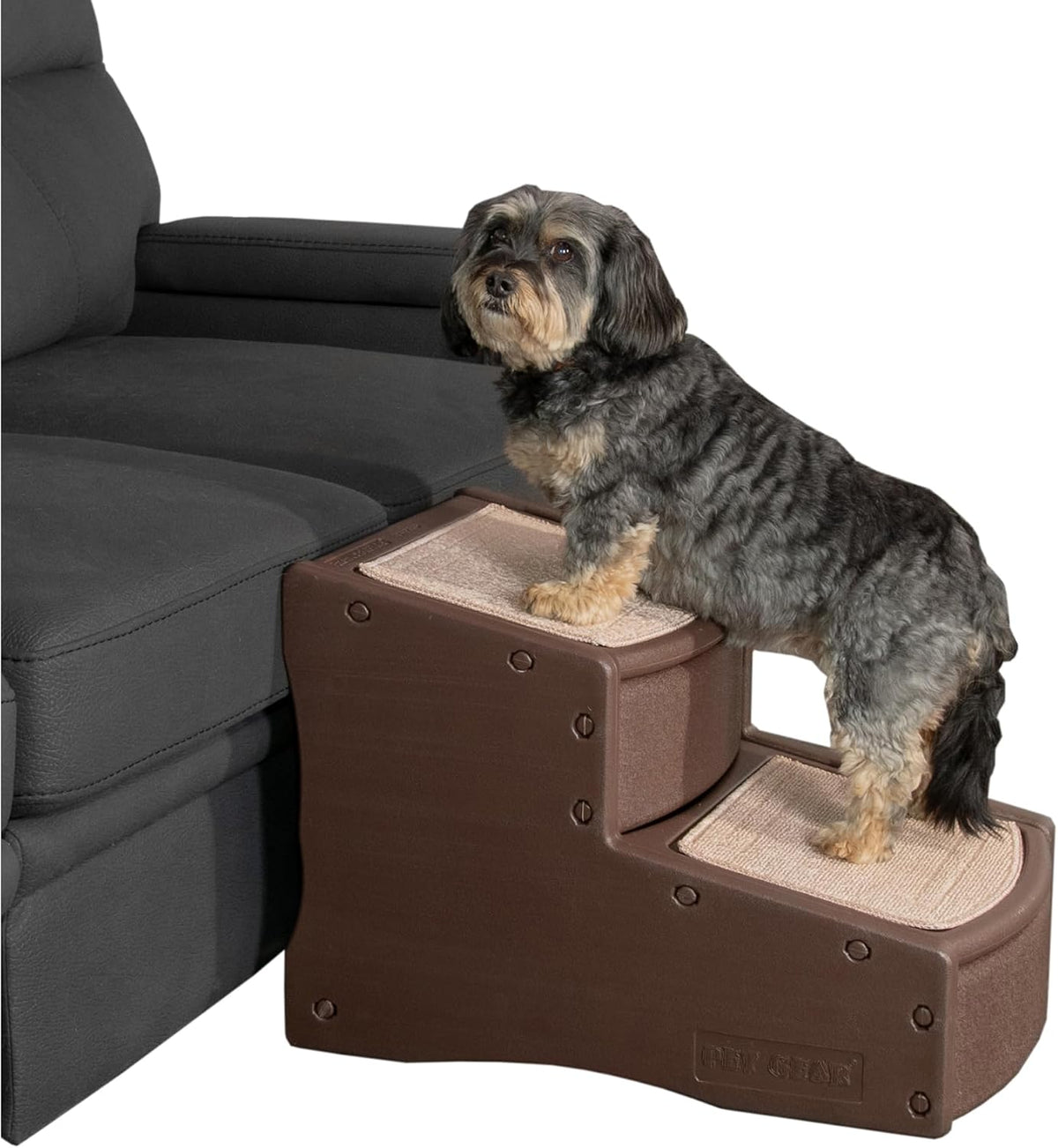 Pet Gear Easy Step II Pet Stairs, Espresso, 2 Step