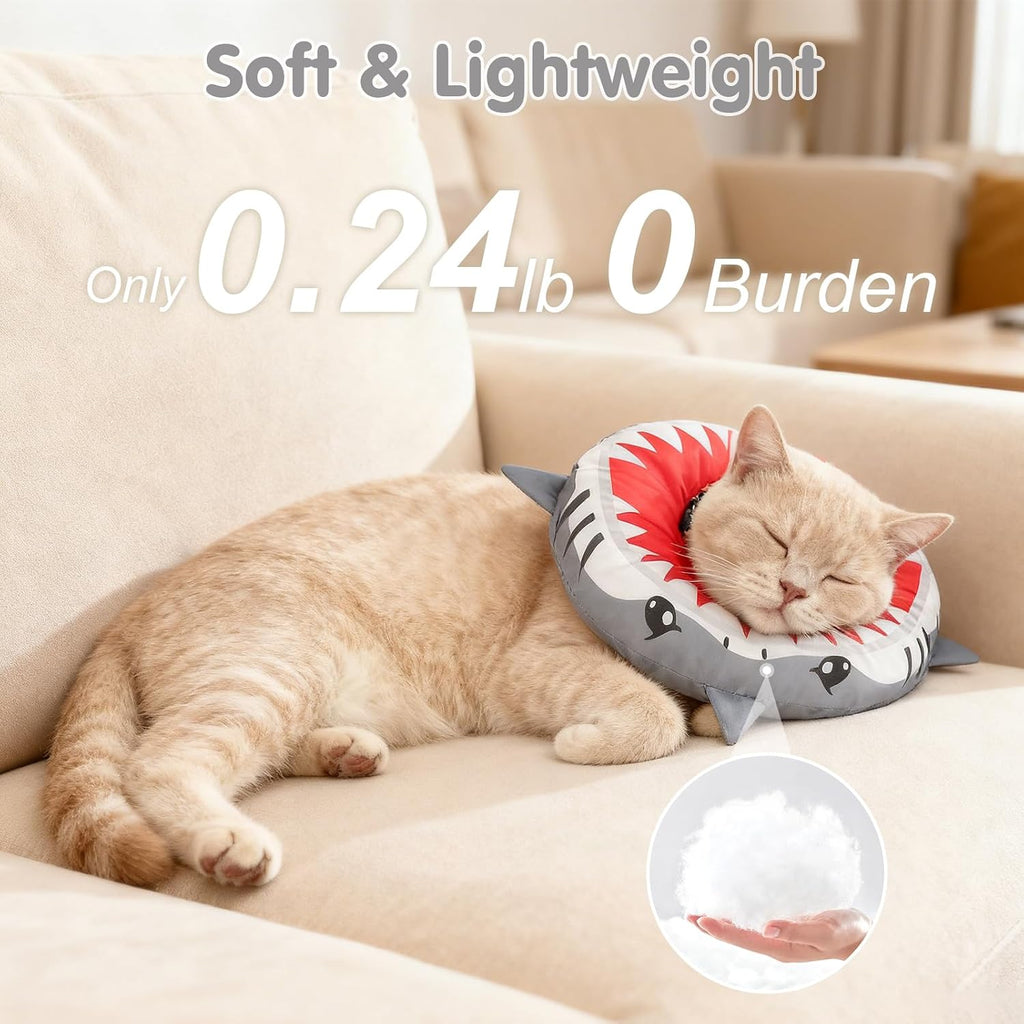 BEAUTYZOO Cat Cone Collars Soft, Cat Donut Recovery E Collar After Surgery