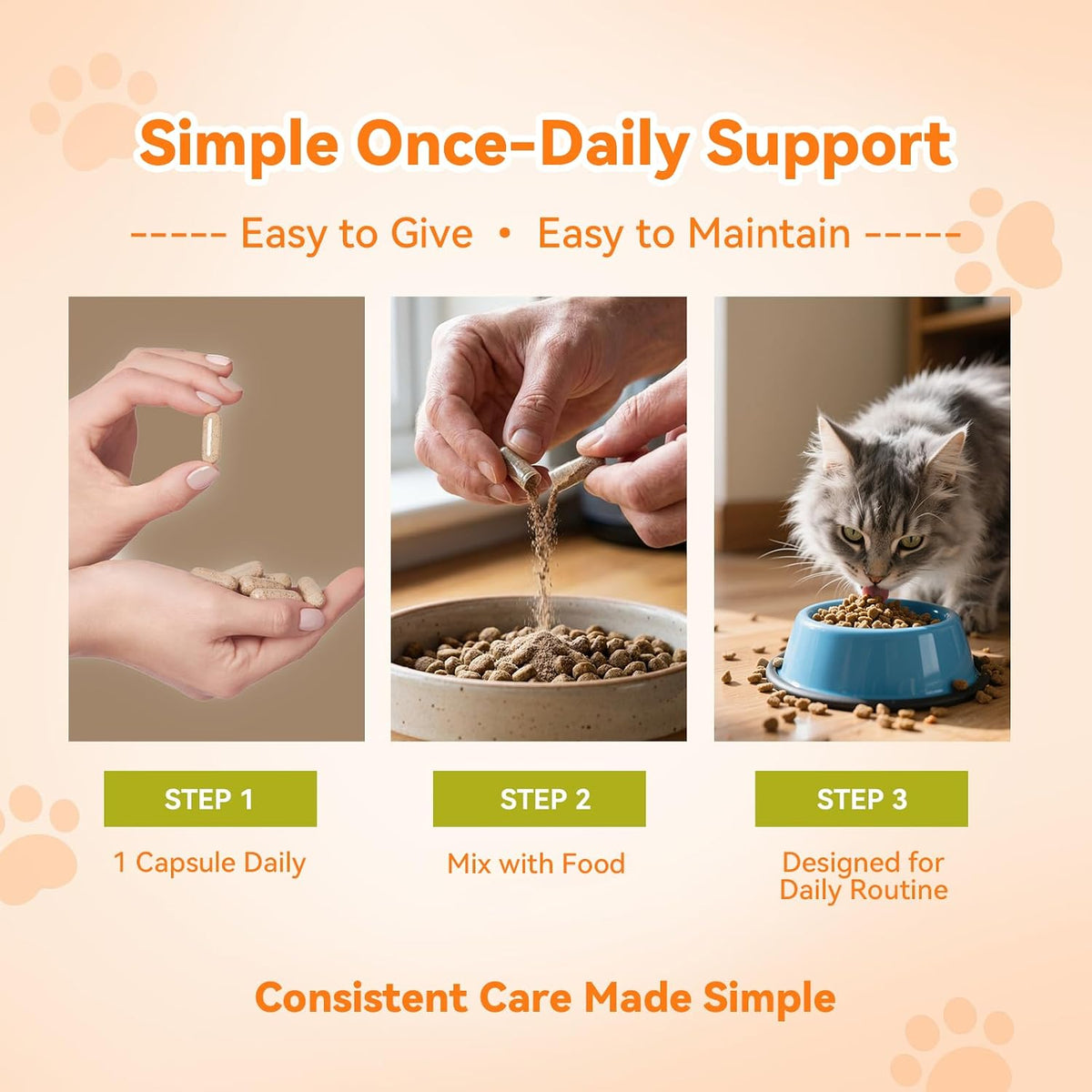 PUAINTA Cat Hairball Control – Alternative to Hairball Gel & Paste,90 Count