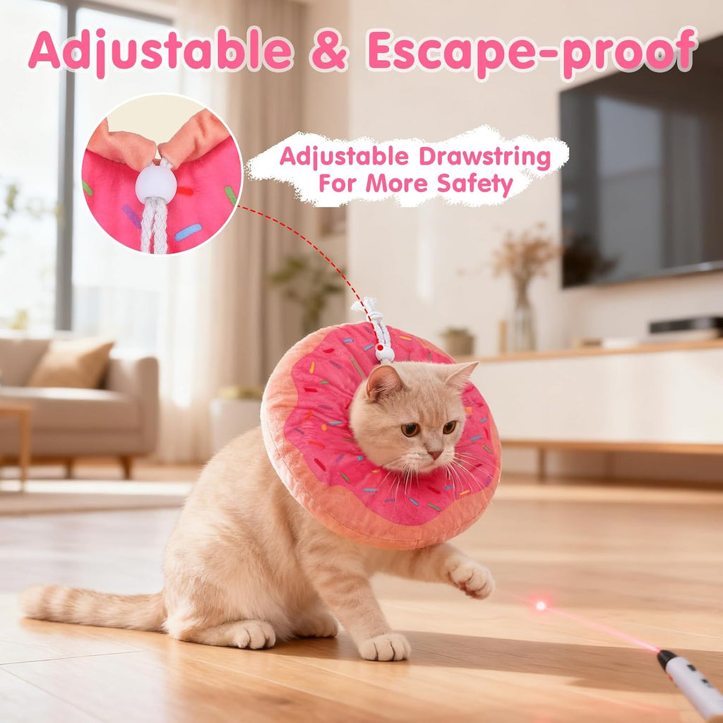 BEAUTYZOO Cat Cone Collars Soft, Cat Donut Recovery E Collar After Surgery
