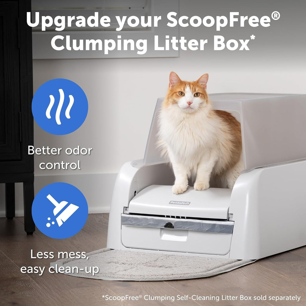 PetSafe ScoopFree Clumping Self Cleaning Litter Box Hood & Accessory Bundle