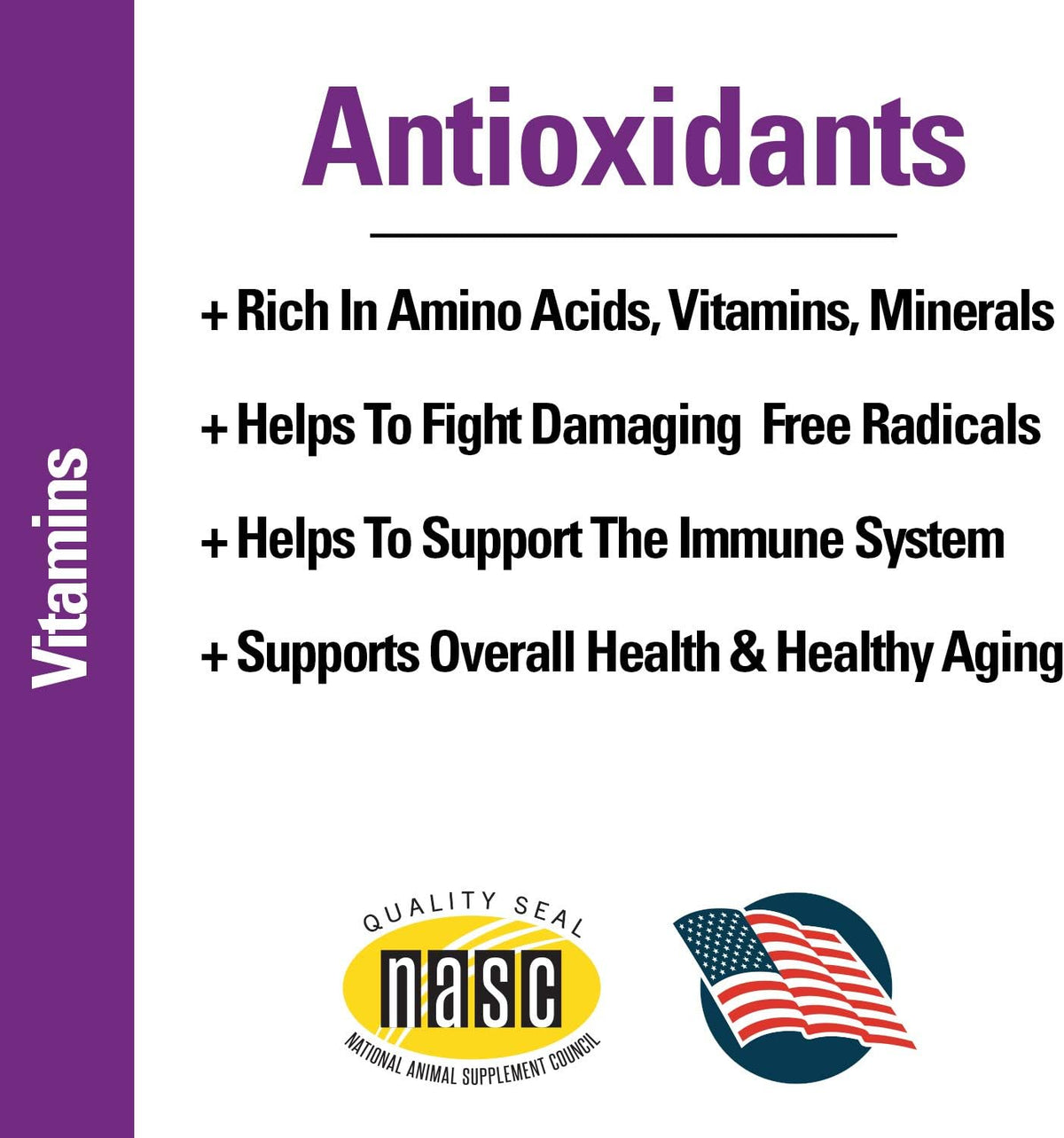 Vet Classics Antioxidants Supplement with Coenzyme Q-10 for Dogs - 120 Ct