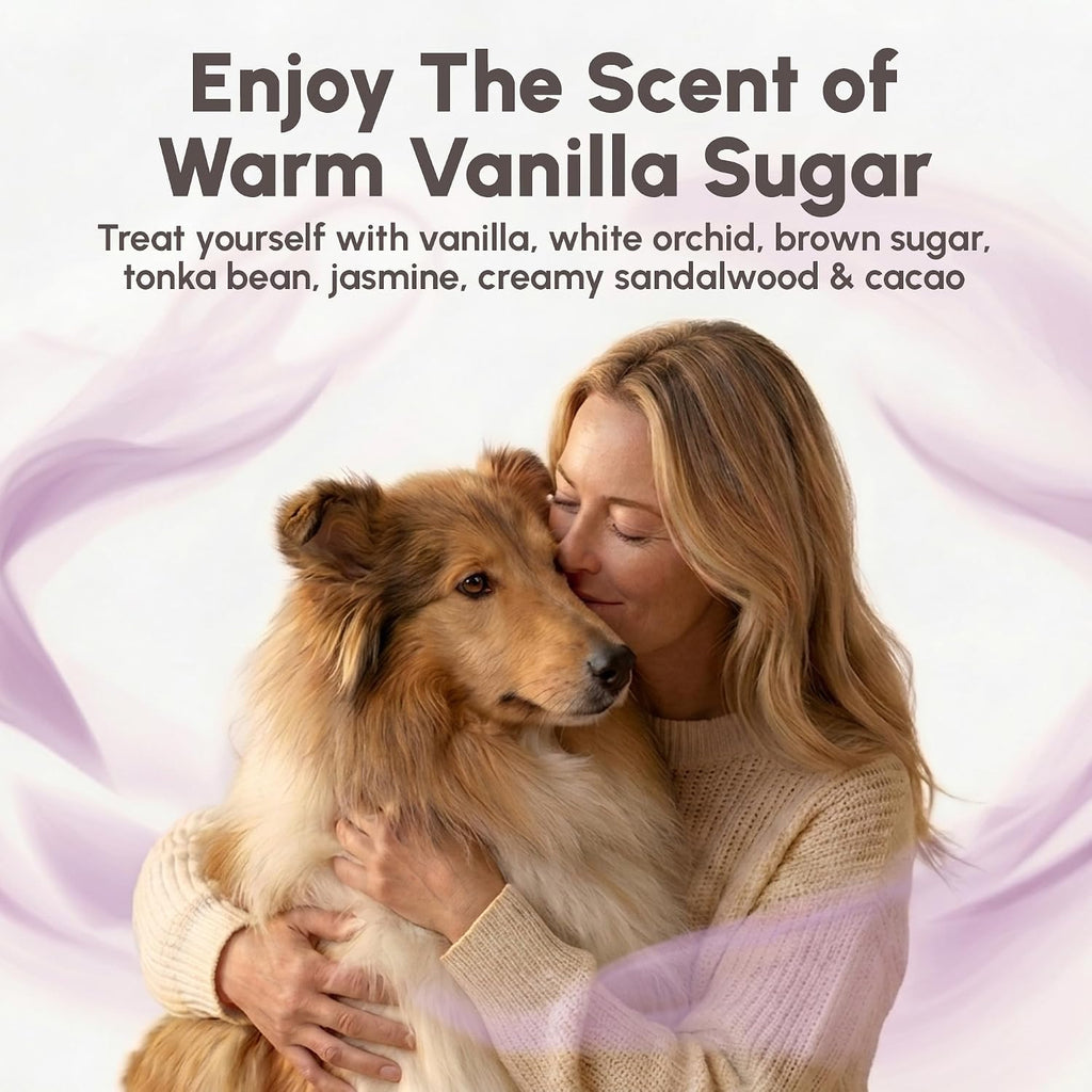 Best Shot Scentament Spa Botanical Body Splash, Detangler Spray, Hypoallergenic Body Spray for Cat, Dog, Warm Vanilla Sugar, 8 Oz.