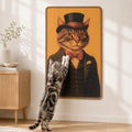 Art Sisal Cat Scratcher Mat, Cat Wall Scratchers for Indoor Cats