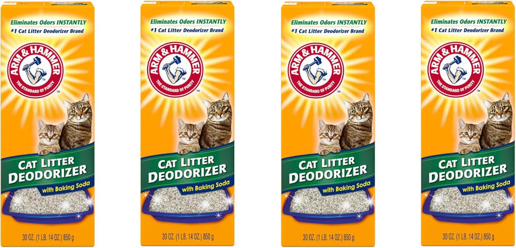 ARM & Hammer Cat Litter Deodorizer-Super Size Pack-30 oz Pack of 4