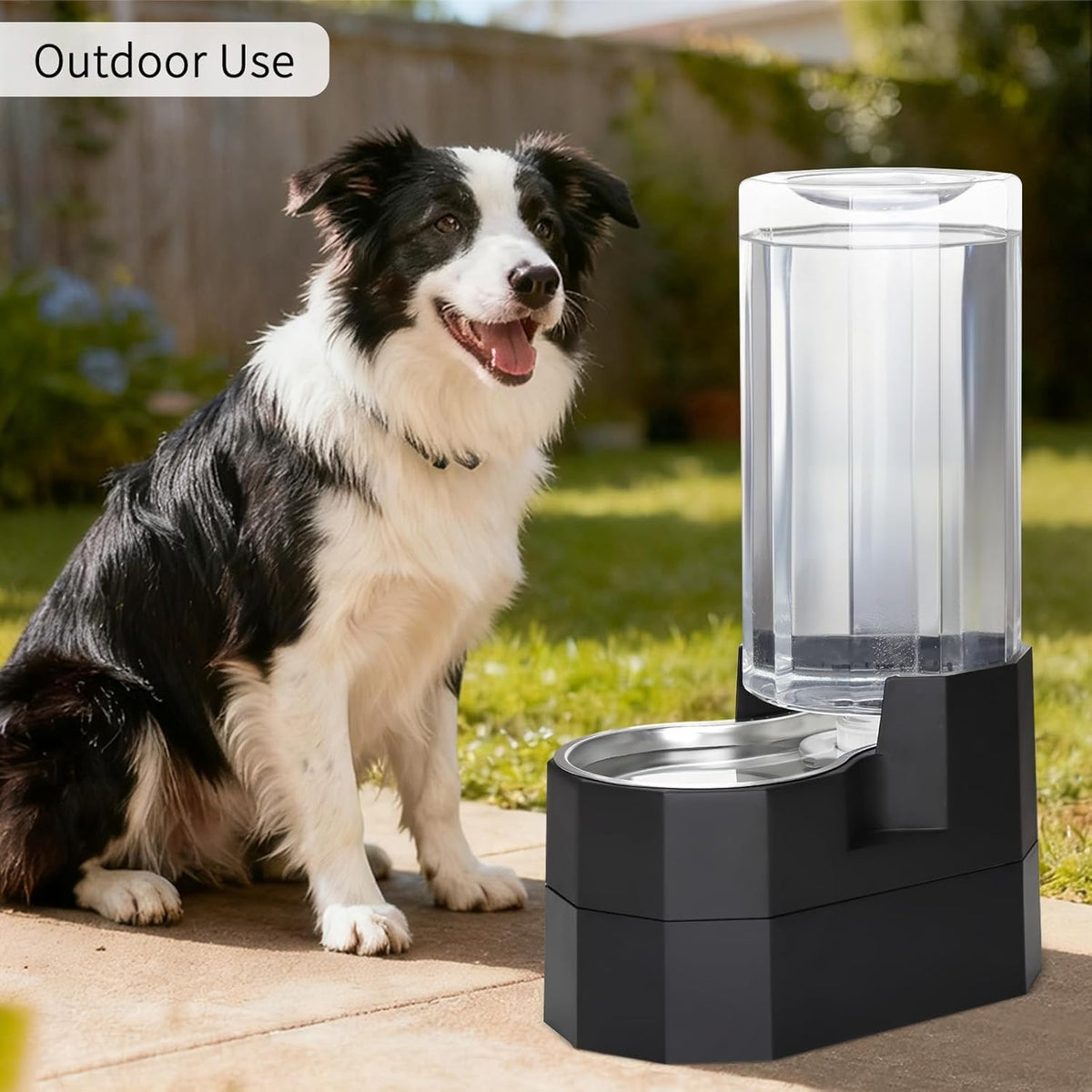 RIZZARI 9L Gravity Dog Water Dispenser: Elevated Filtered Station